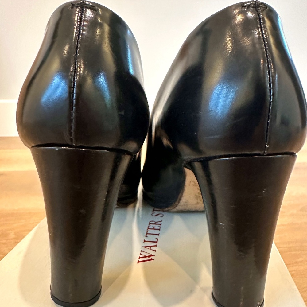 Walter Steiger black leather pumps - size 8